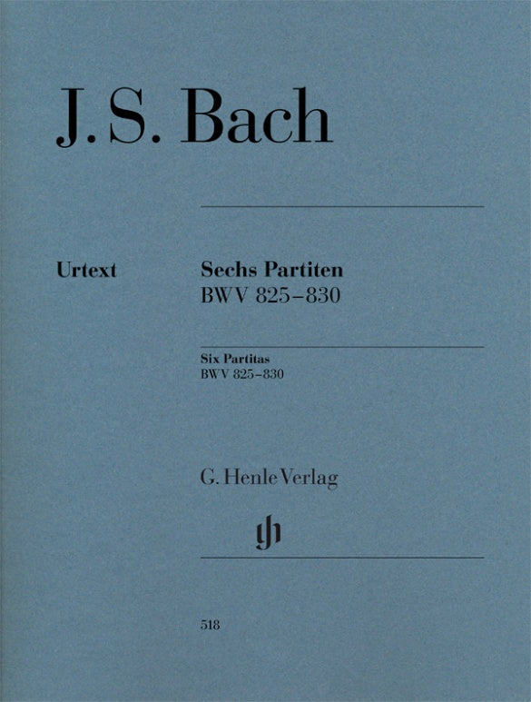 Bach: Six Partitas BWV 825-830 for Piano Solo
