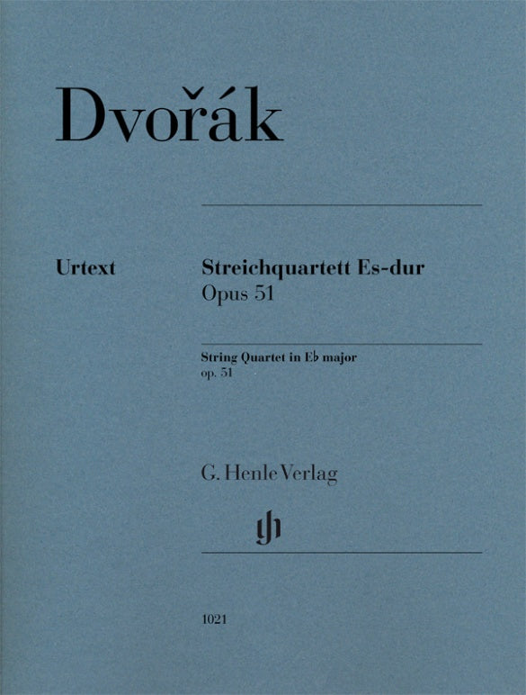 Dvořák: String Quartet E flat major op. 51 (Set of Parts)
