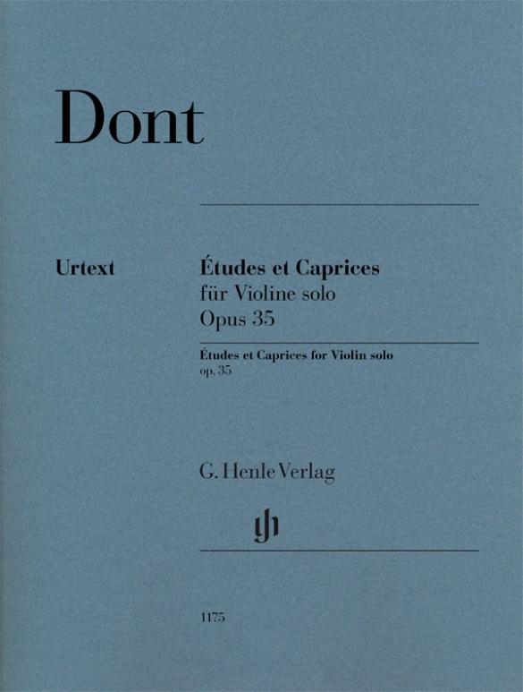Dont: Études et Caprices for Violin Solo op. 35