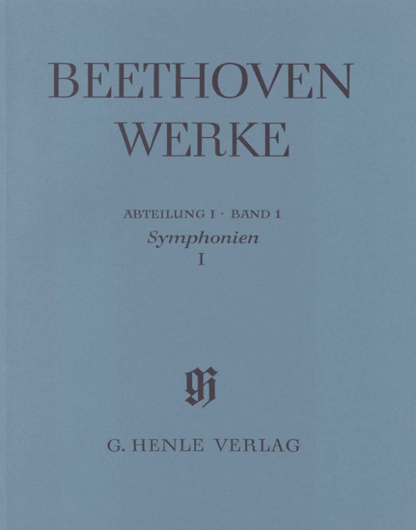 Beethoven: Symphonies Volume 1 No 1 & 2 Full Score