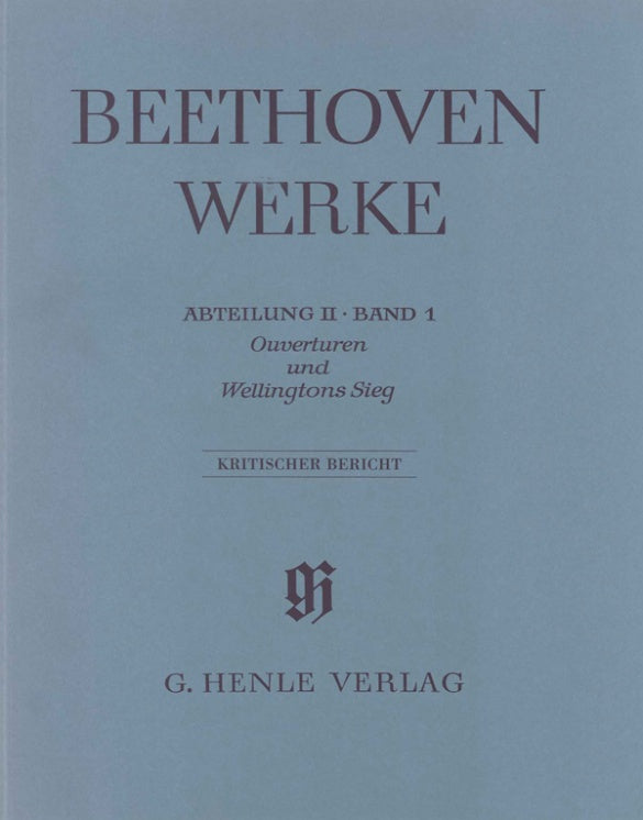 Beethoven: Overtures & Wellingtons Victory Full Score