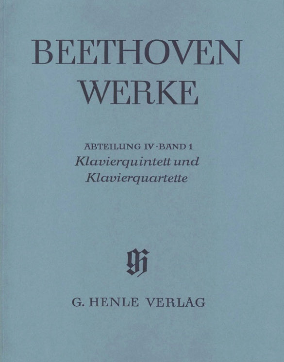 Beethoven: Piano Quintet & Piano Quartets Full Score