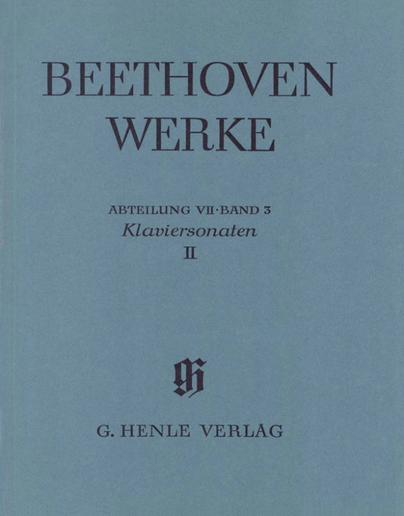 Beethoven: Piano Sonatas Volume 2 Full Score