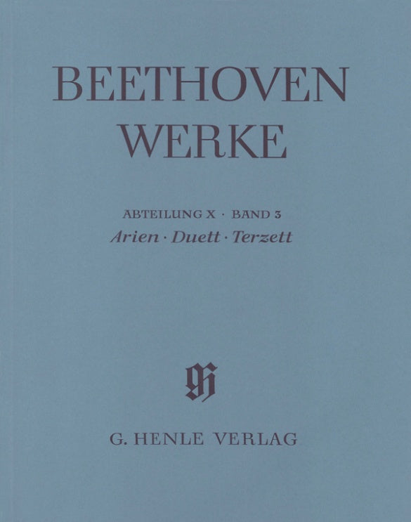 Beethoven: Arias Duet Trios Full Score