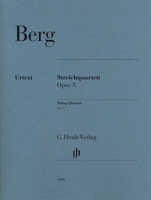 Berg: String Quartet Op 3