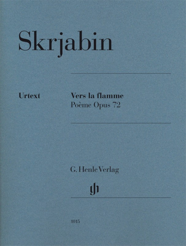 Scriabin: Vers la Flamme Poeme Op 72 Piano Solo