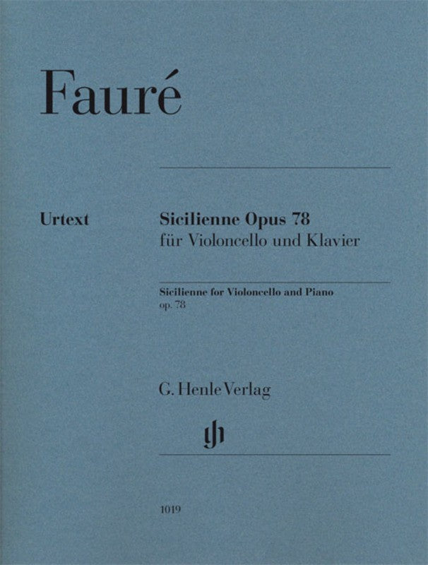 Faure: Sicilienne Op 78 Cello & Piano