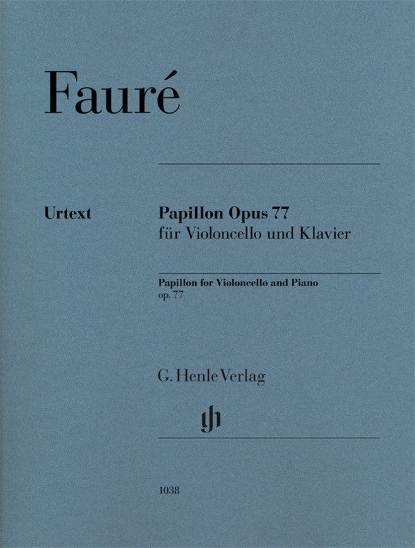 Faure: Papillon Op 77 for Cello & Piano