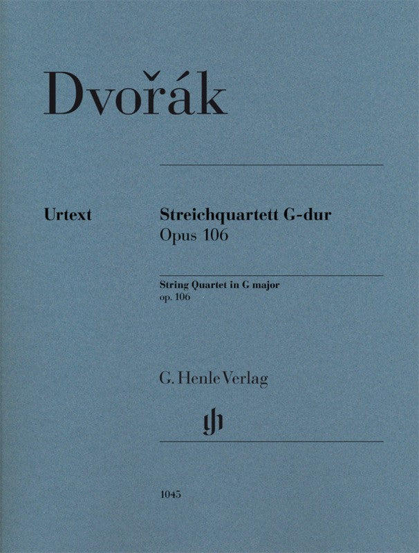 Dvorak: String Quartet in G Major Op 106 Set of Parts