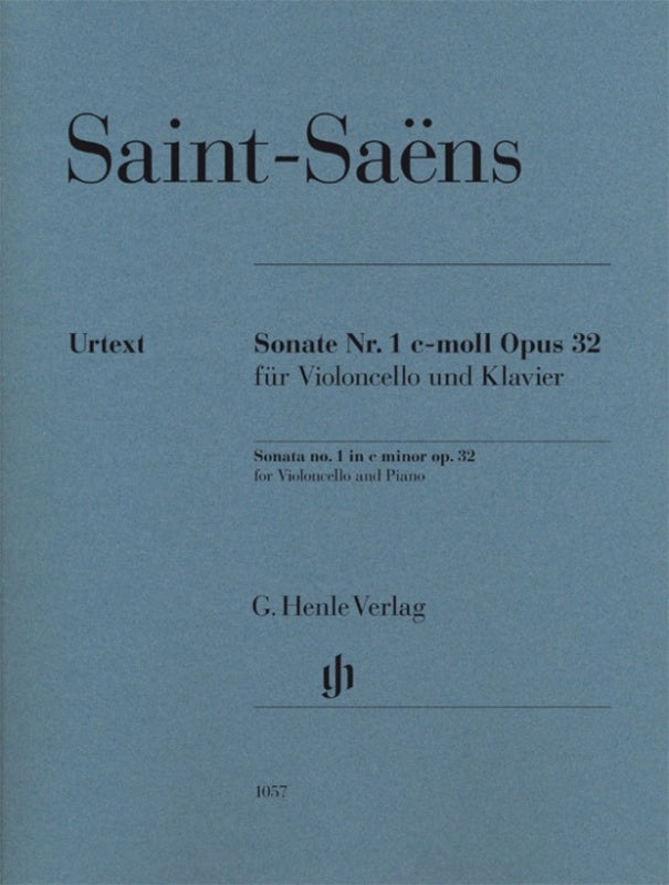 Saint-Saëns: Sonata No 1 in C Minor for Cello & Piano Op 32