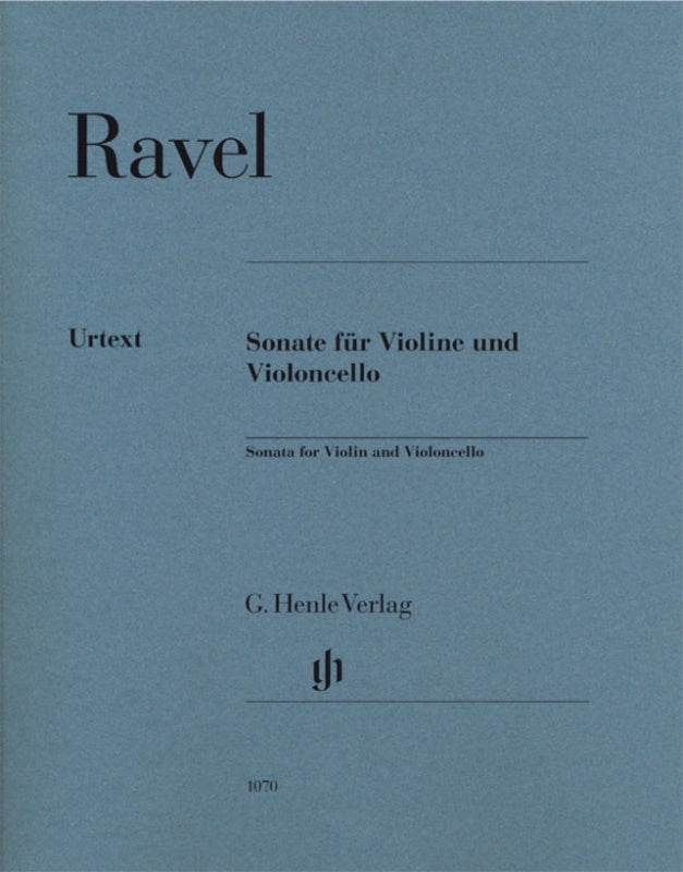 Ravel: Sonata for Violin & Cello