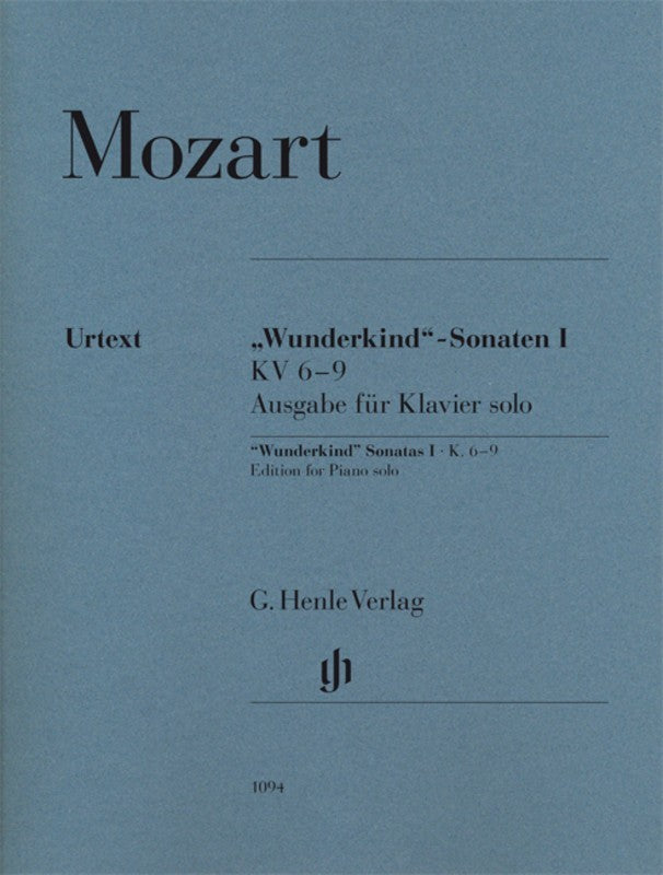 Mozart: Wunderkind Sonatas for Piano Volume 1 K 6-9