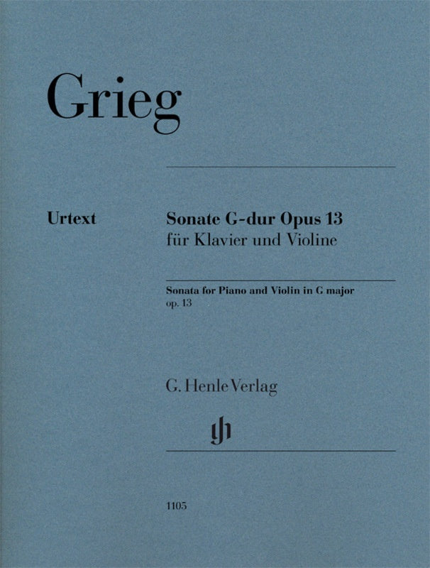 Grieg: Grieg Violin Sonata in G Major Op 13 Violin & Piano