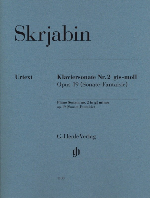 Scriabin: Piano Sonata No 2 Op 19