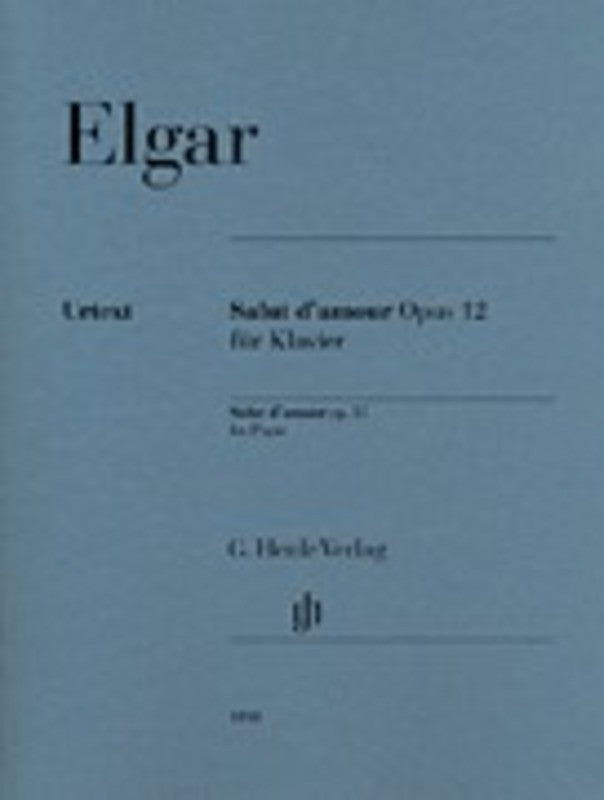 Elgar: Salut d Amour Op 12 Piano Solo