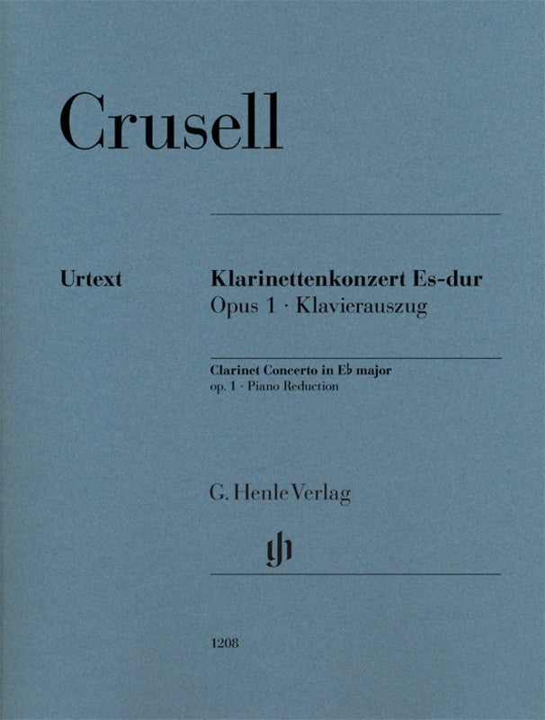 Crusell: Clarinet Concerto in E-flat Major Op 1 Clarinet & Piano