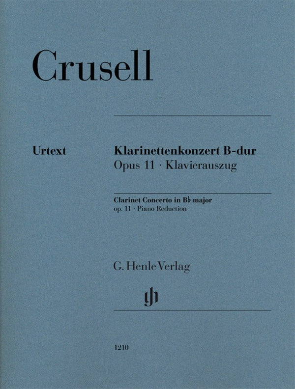 Crusell: Clarinet Concerto in Bb Major Op 11 Clarinet & Piano