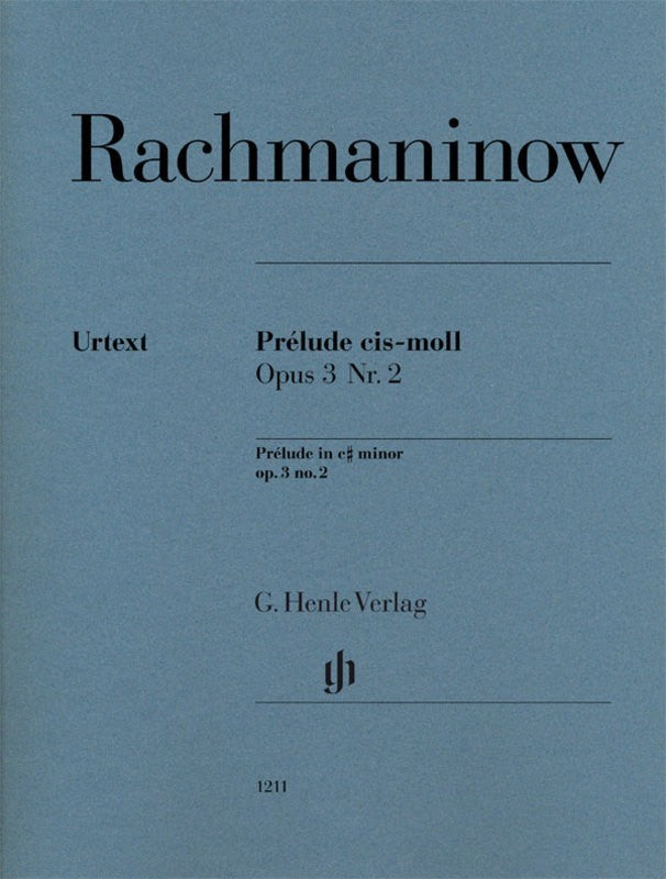 Rachmaninoff: Prelude Op 3 No 2 Piano Solo
