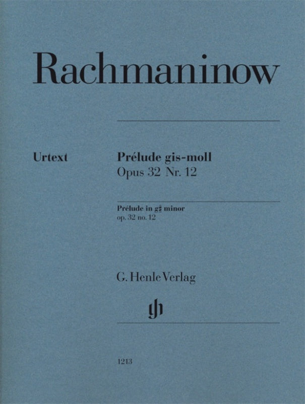 Rachmaninoff: Prélude g sharp minor op. 32 no. 12 Piano Solo