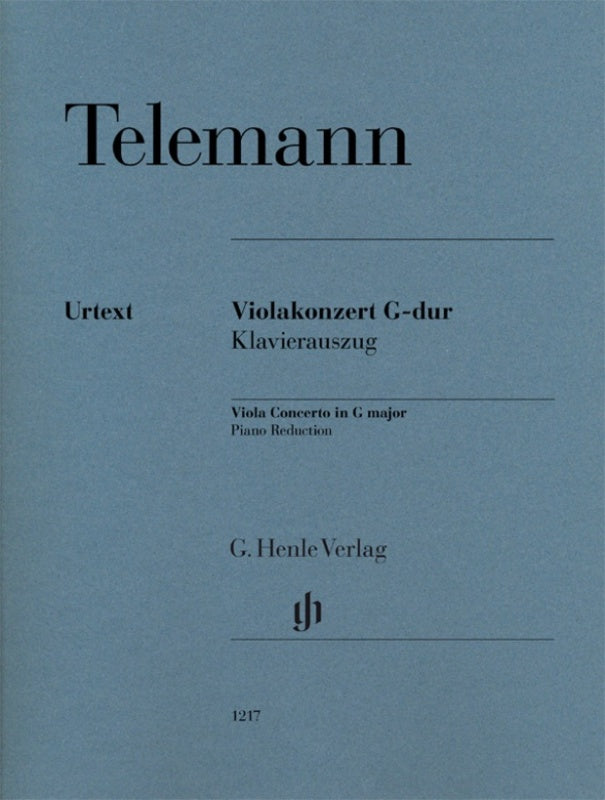 Telemann: Viola Concerto in G Major Vla/Piano