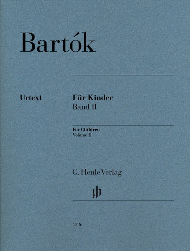 Bartók: Bartok For Children Volume II Piano Solo