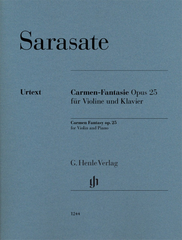 Sarasate: Carmen Fantasy Op 25 Violin & Piano
