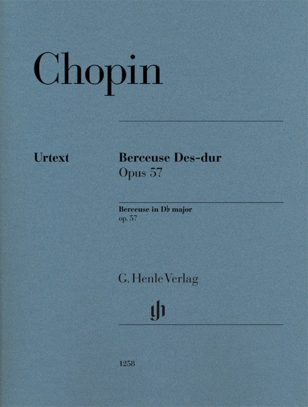 Chopin: Berceuse in D-flat Major Op 57 Piano Solo