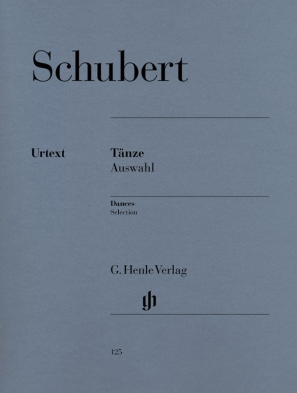 Schubert: Selected Dances Piano Solo