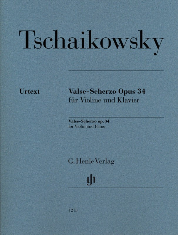 Tchaikovsky: Valse-Scherzo Op 34 Violin & Piano