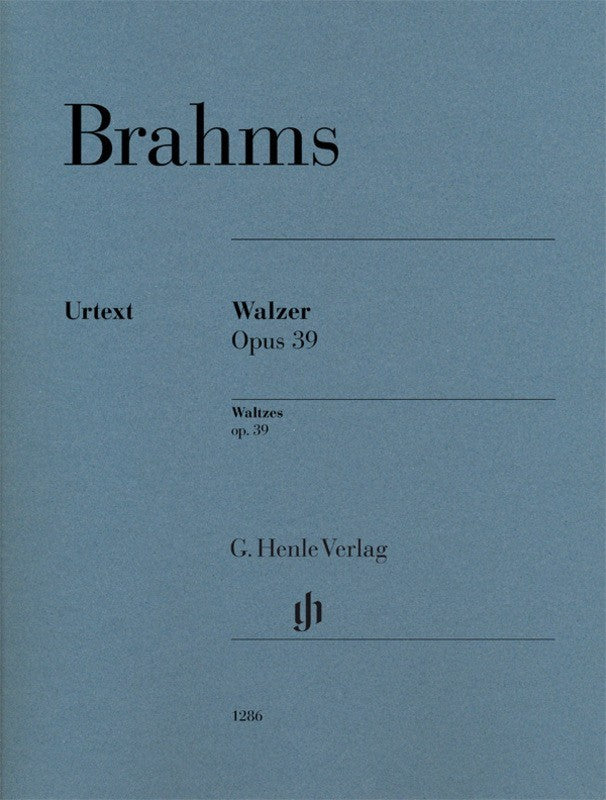 Brahms: Waltzes Op 39 Piano Solo