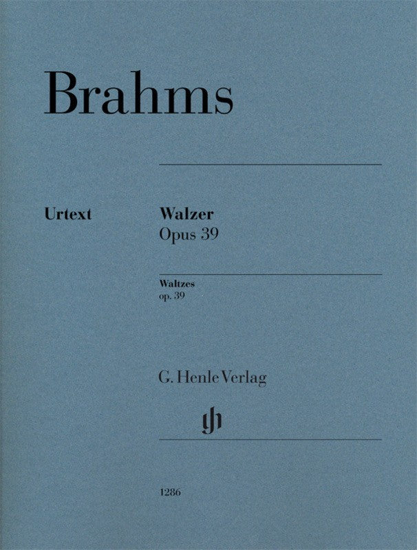 Brahms: Waltzes op. 39 Piano Solo