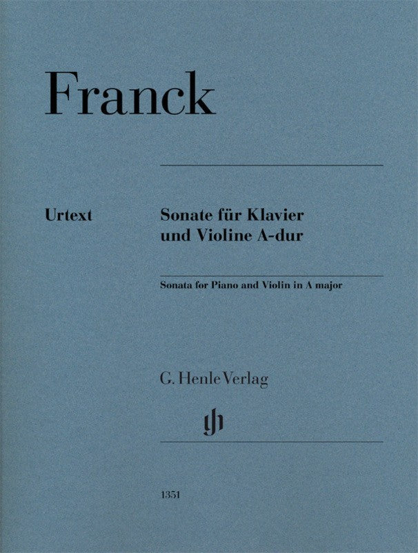 Franck: Sonata for Piano & Violin A Major