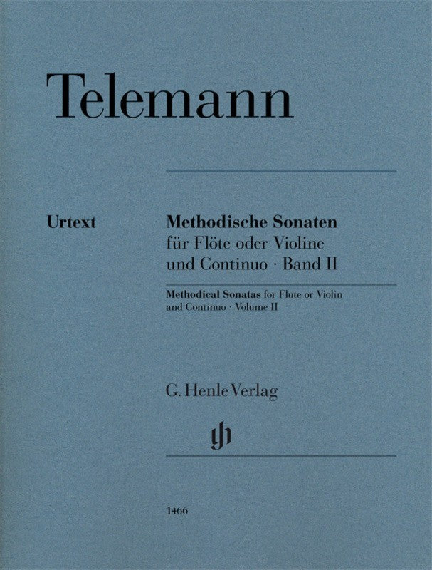 Telemann: Methodical Sonatas Volume 2 Flute/Continuo