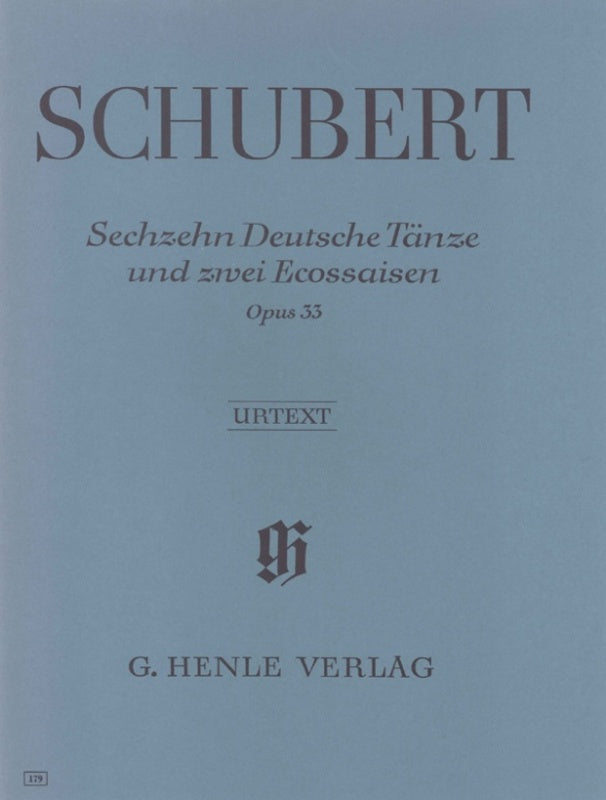 Schubert: 16 German Dances & 2 Ecossaises Op 33 D 783 Piano