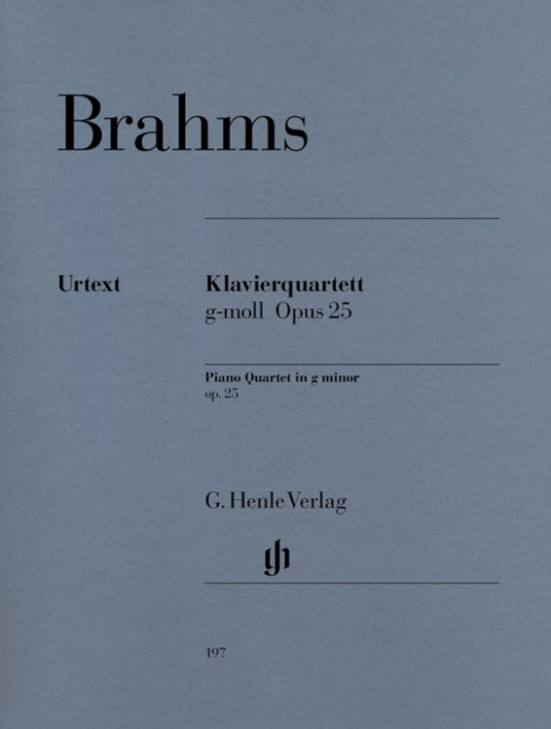 Brahms: Piano Quartet in G Minor Op 25