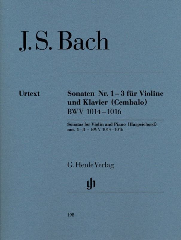Bach: Sonatas for Violin & Piano 1-3 BWV 1014-1016