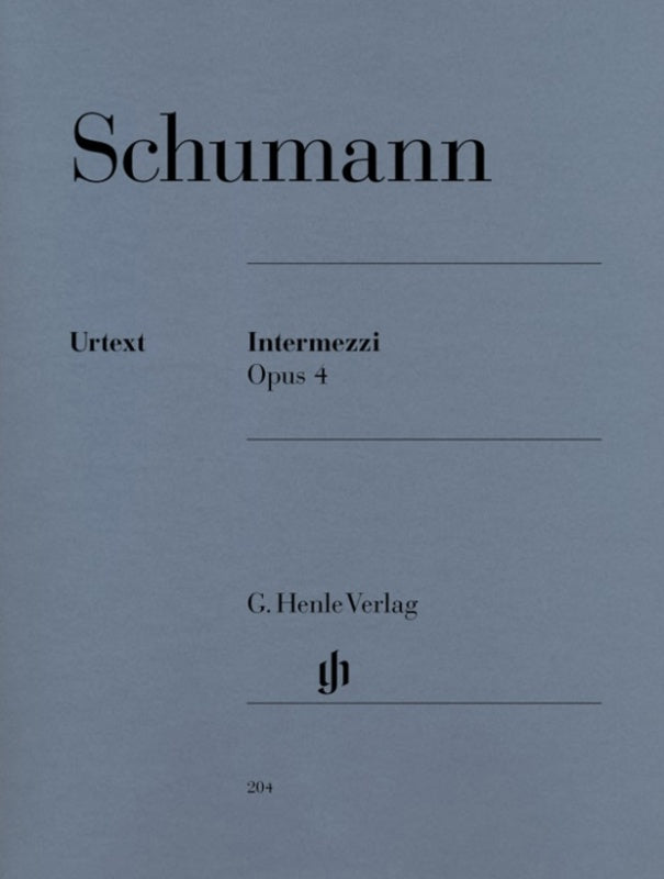 Schumann: Intermezzi Op 4