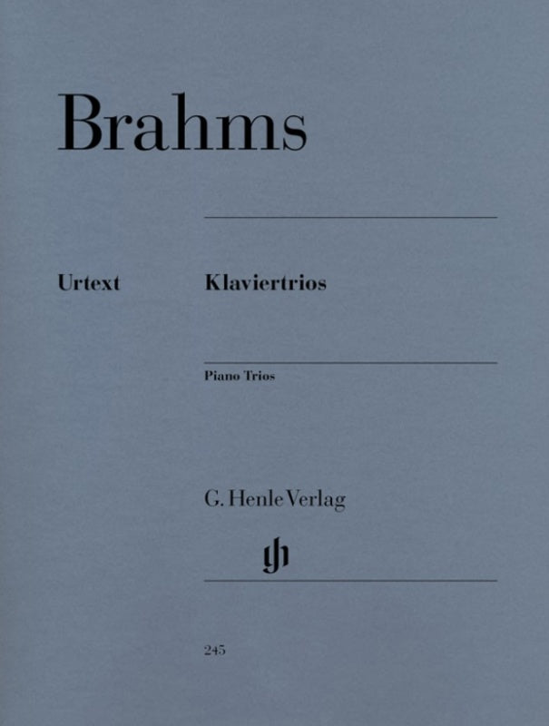 Brahms: Piano Trios Op 8 87 & 101 Score & Parts