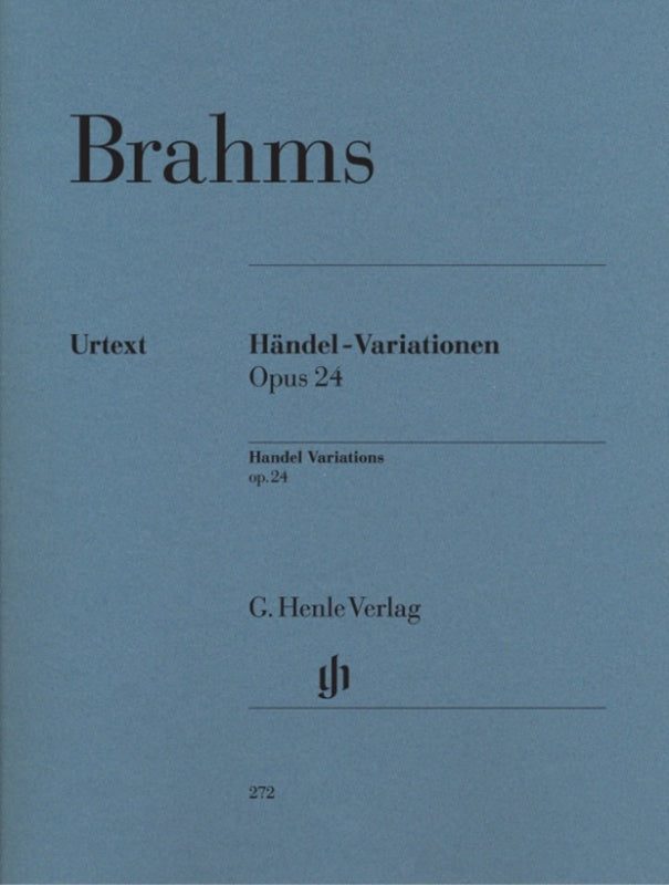 Brahms: Handel Variations Op 24 Piano Solo