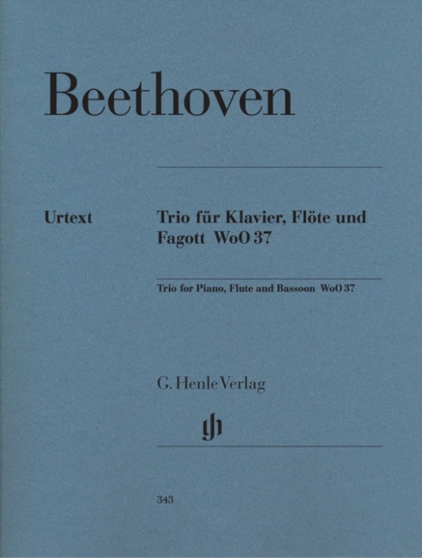 Beethoven: Flute Trio in G Major WoO 37 Fl/Bsn/Piano