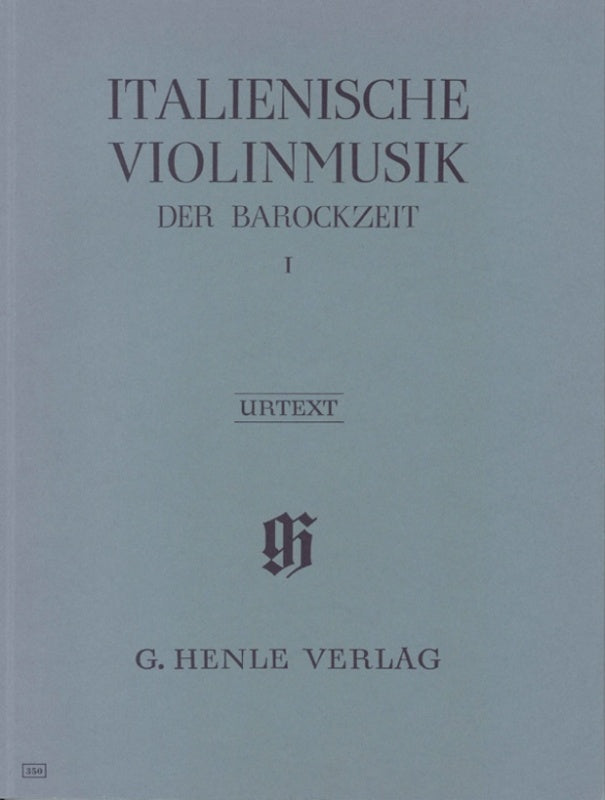 Various: Italian Violin Music of the Baroque Vol 1 for Violin & Piano