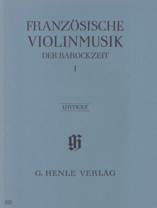 Various: French Violin Music of the Baroque Vol 1 for Violin & Piano