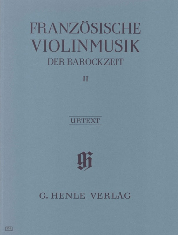 Various: French Violin Music of the Baroque Vol 2 for Violin & Piano