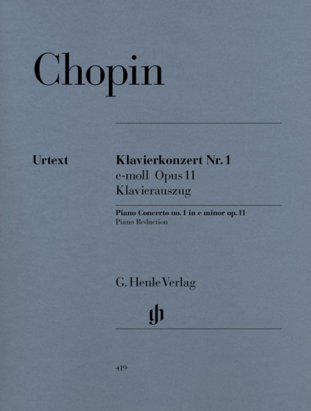 Chopin: Piano Concerto No 1 E Minor Op 11 for 2 Pianos 4 Hands