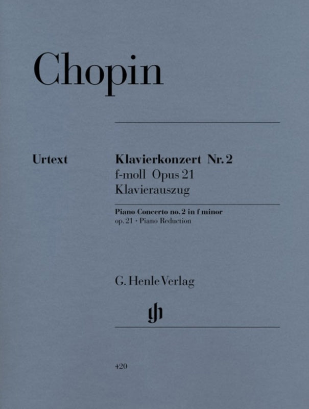 Chopin: Piano Concerto No 2 F Minor Op 21 for 2 Pianos 4 Hands