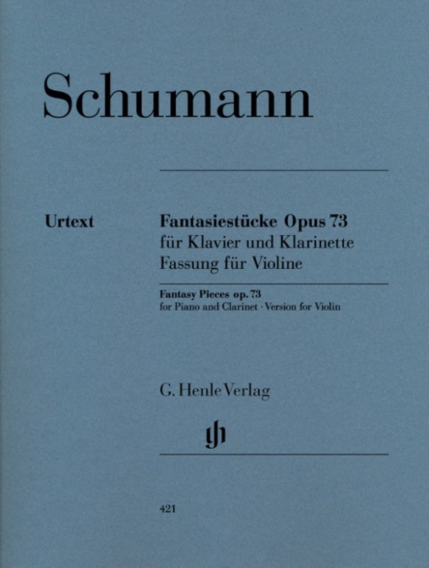 Schumann: Fantasy Pieces for Clarinet Op 73 Violin Version