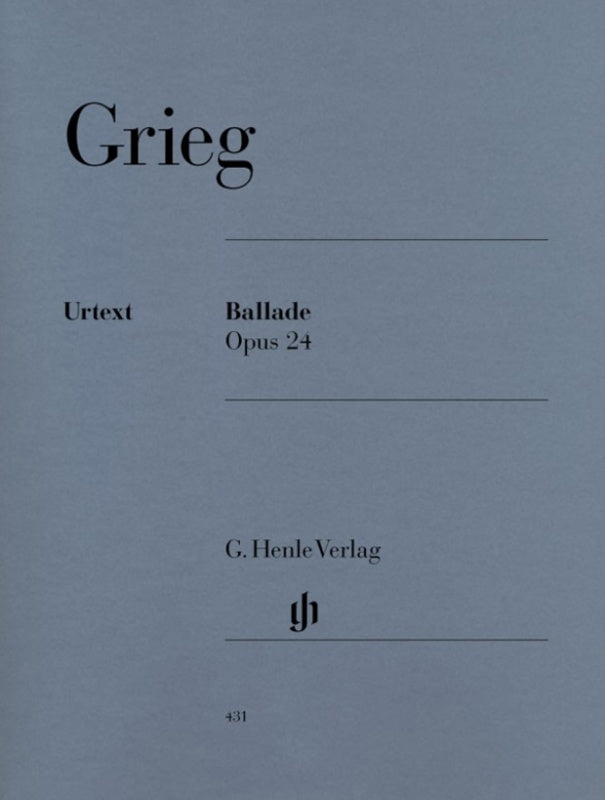 Grieg: Ballade Op 24 Piano Solo