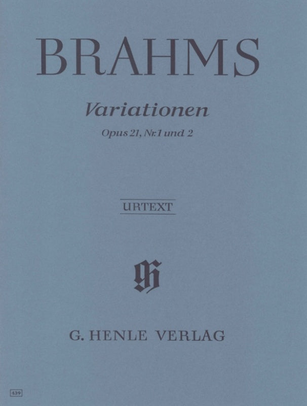 Brahms: Variations Op 21 Nos 1 & 2 Piano Solo