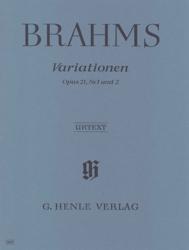 Brahms: Variations Op 21 Nos 1 & 2 Piano Solo
