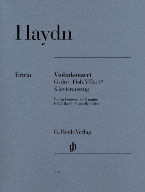 Haydn: Violin Concerto in G Major Hob VIIa:4 for Violin & Piano